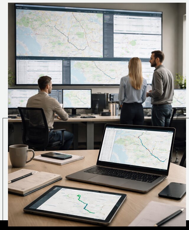 Трекинг грузов и Fleet Management, мониторинг автопарка в Гудермесе